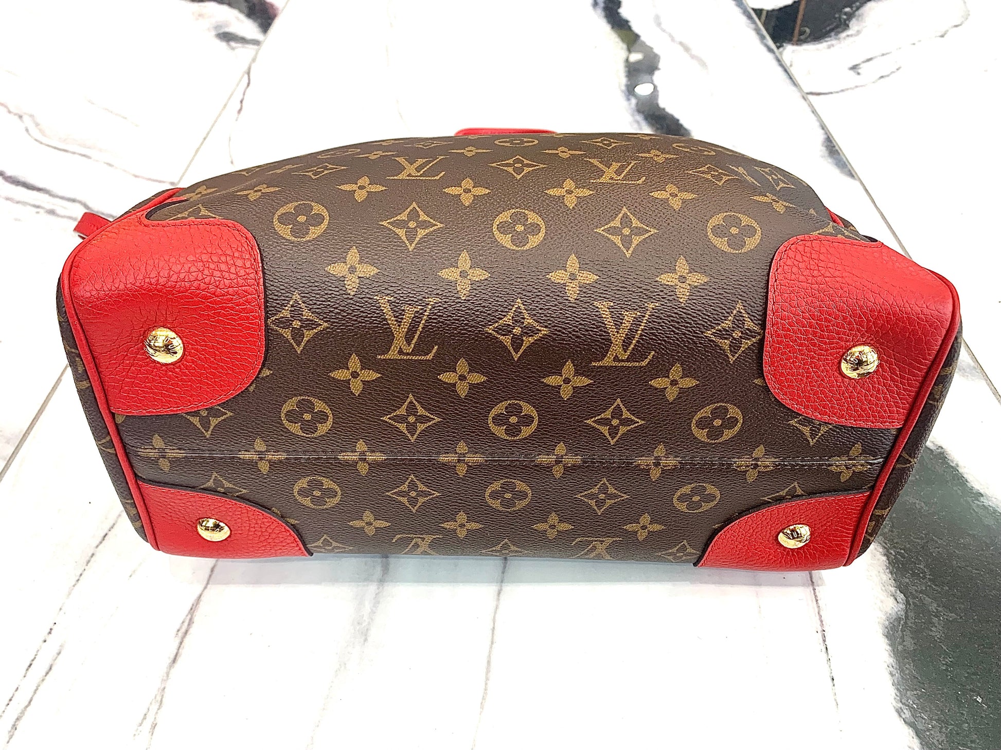 Luxury Women's Handbag | LOUIS VUITTON MONOGRAM RETIRO NM CHERRY BAG