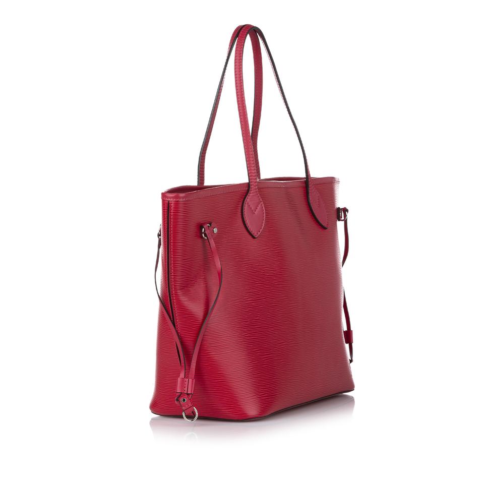 Luxury Women's Tote Bag | LOUIS VUITTON NEVERFULL EPI LEATHER MM W/ POUCH