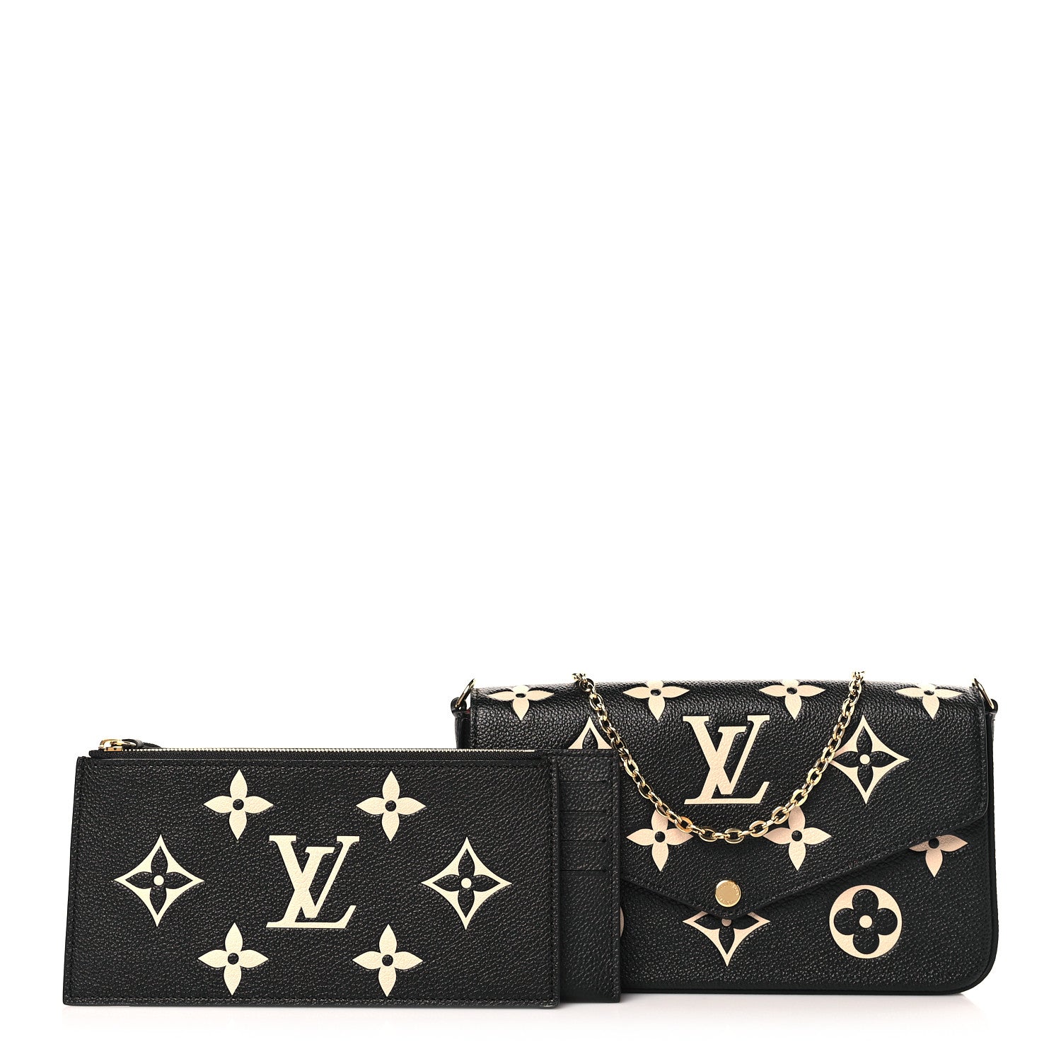 Designer Women's Crossbody Bag | LOUIS VUITTON MONOGRAM EMPREINTE FÉLICIE LEATHER POCHETTE