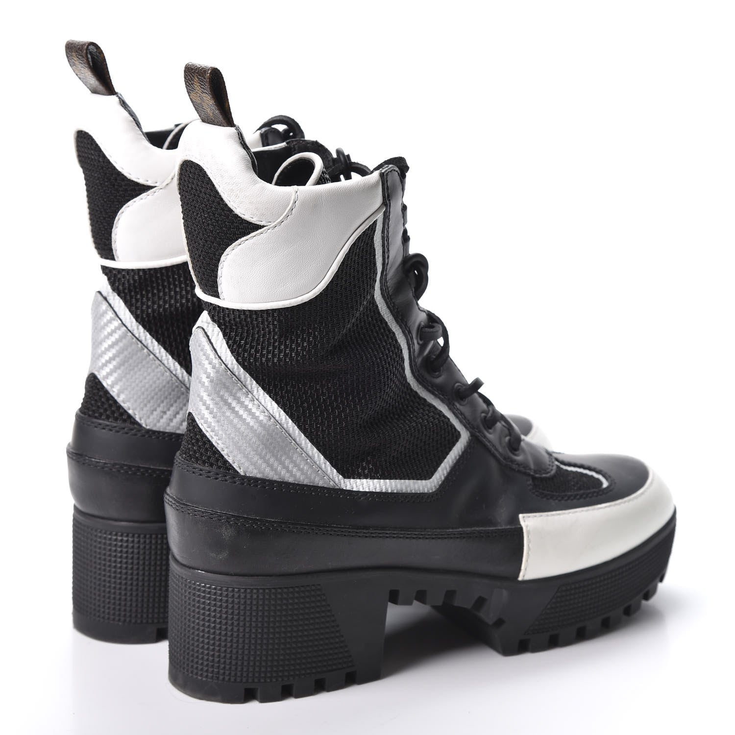 Louis Vuitton Calfskin Technical Nylon Laureate Platform Desert Boot