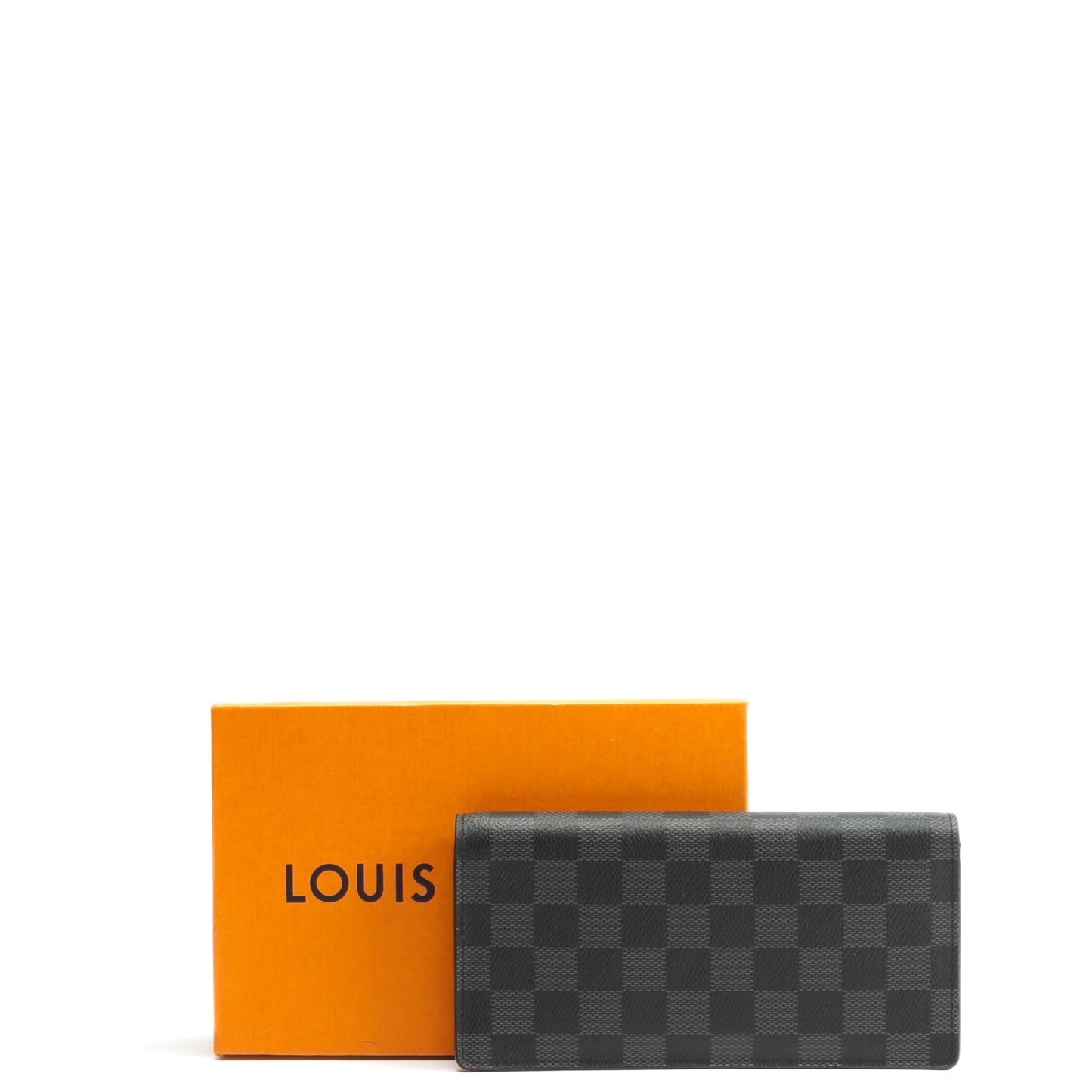 LOUIS VUITTON Brazza Wallet Damier Graphite