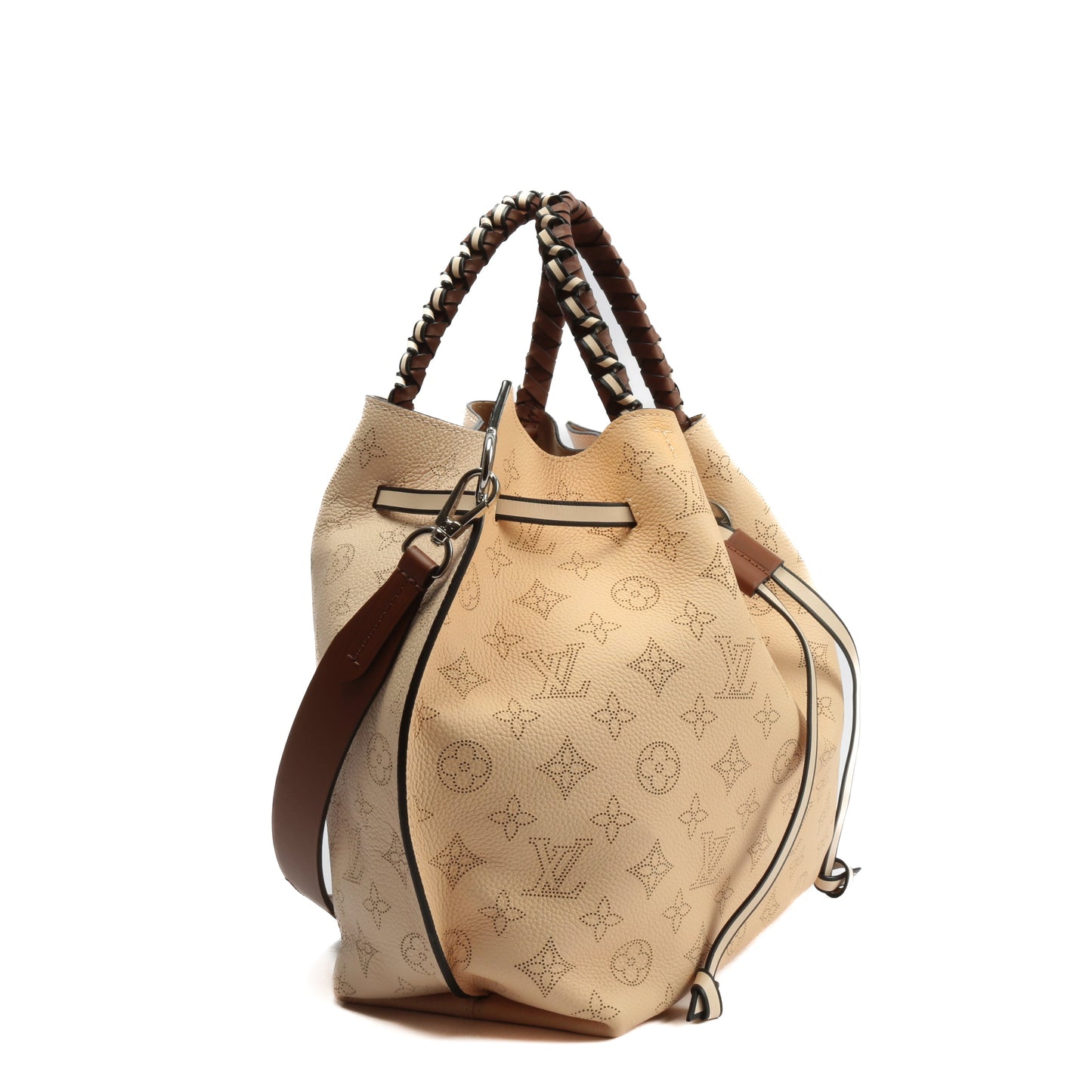 LOUIS VUITTON Girolata Beige Mahina w/Pouch