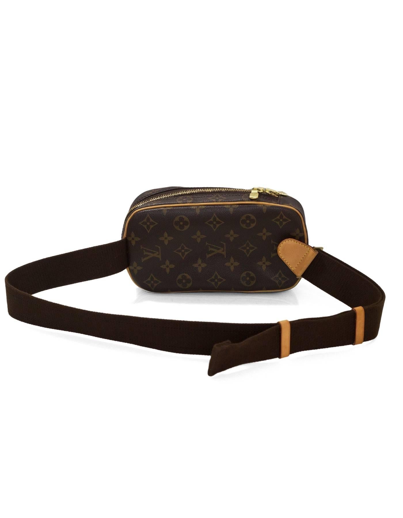 Louis Vuitton Monogram Canvas Pochette Gange Body Bag Belt Bag