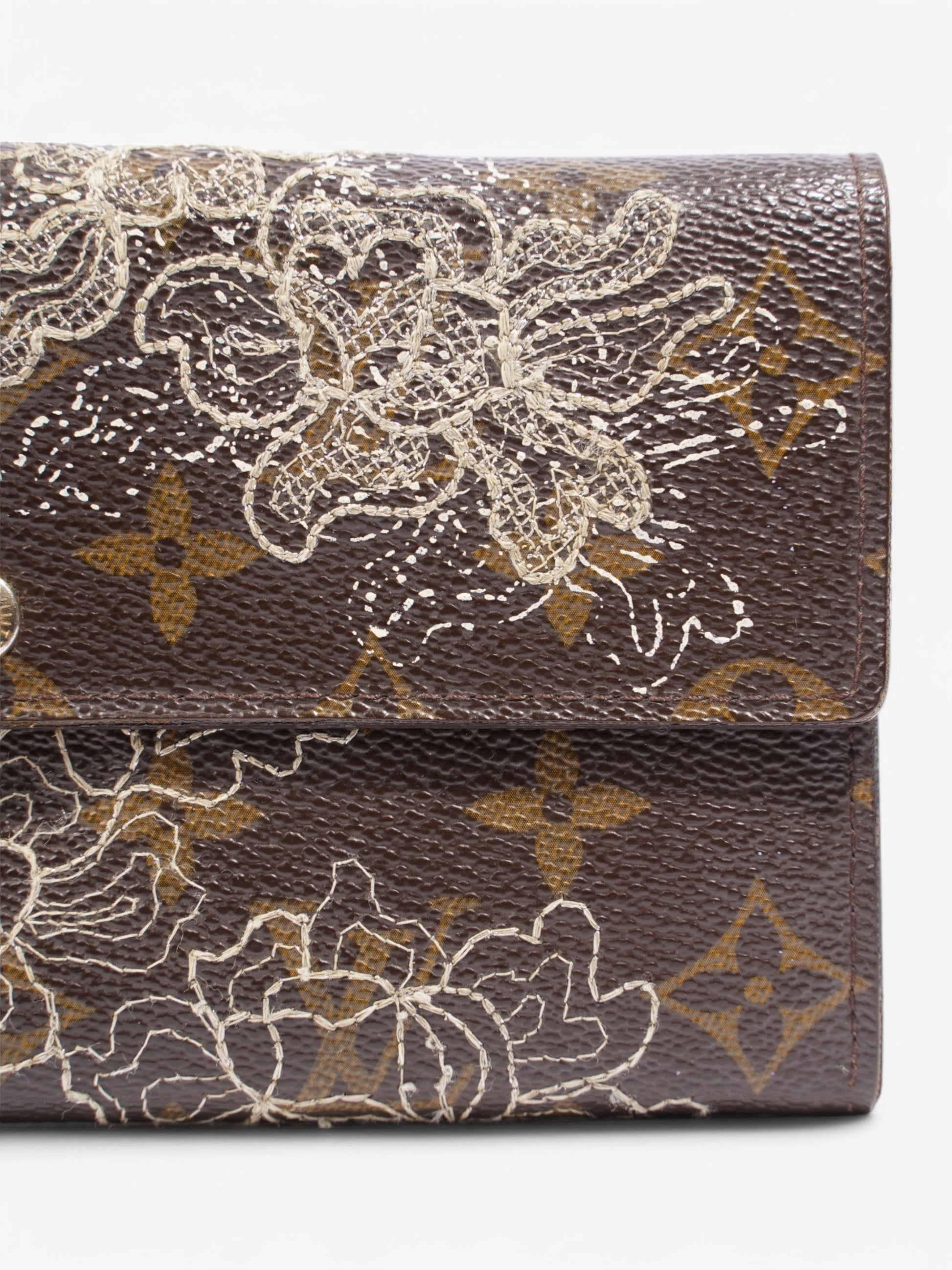 Louis Vuitton Dentelle Sarah Purse Monogram Coated Canvas