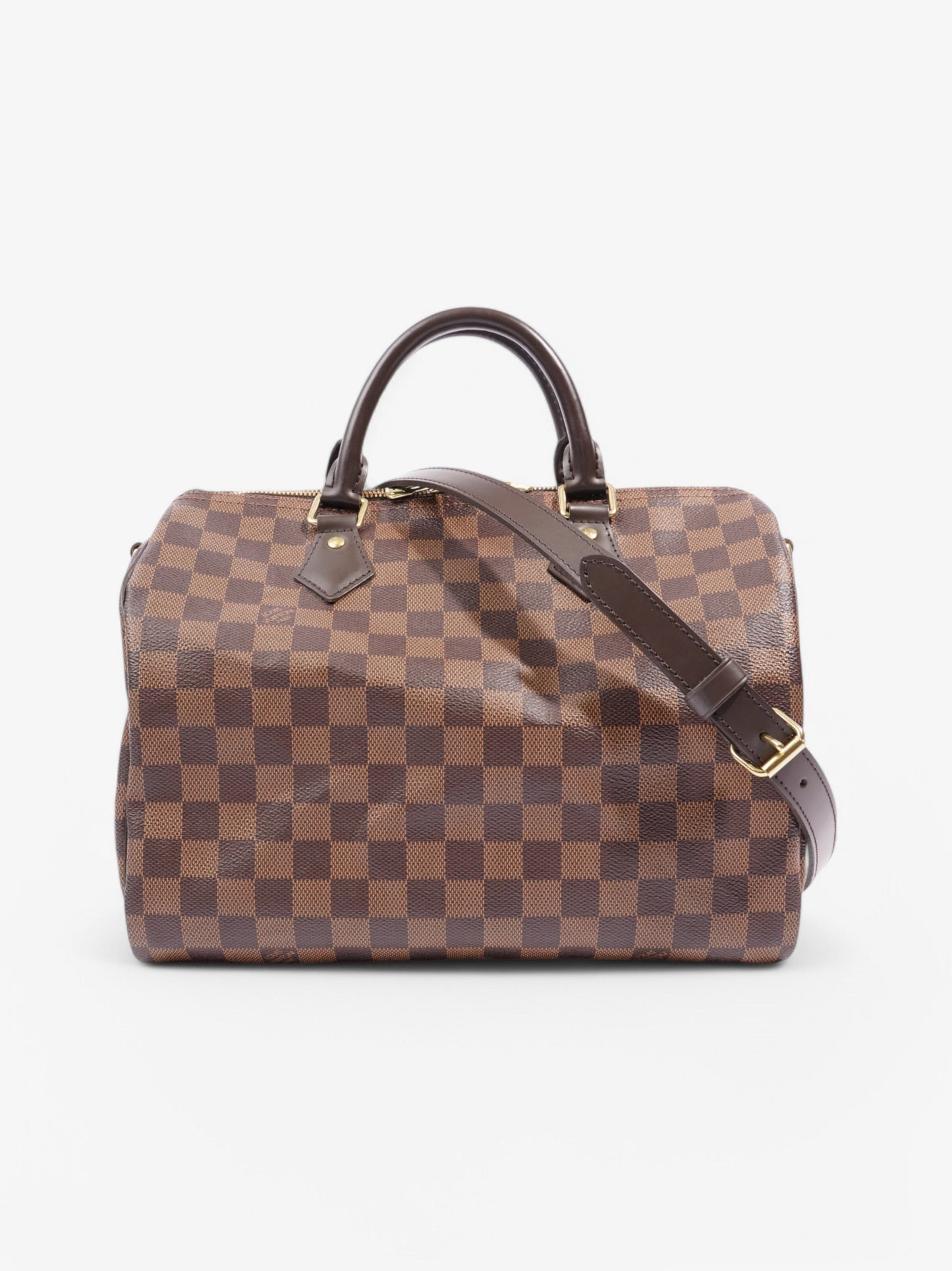 Louis Vuitton Speedy Bandouliere Damier Ebene Coated Canvas 30