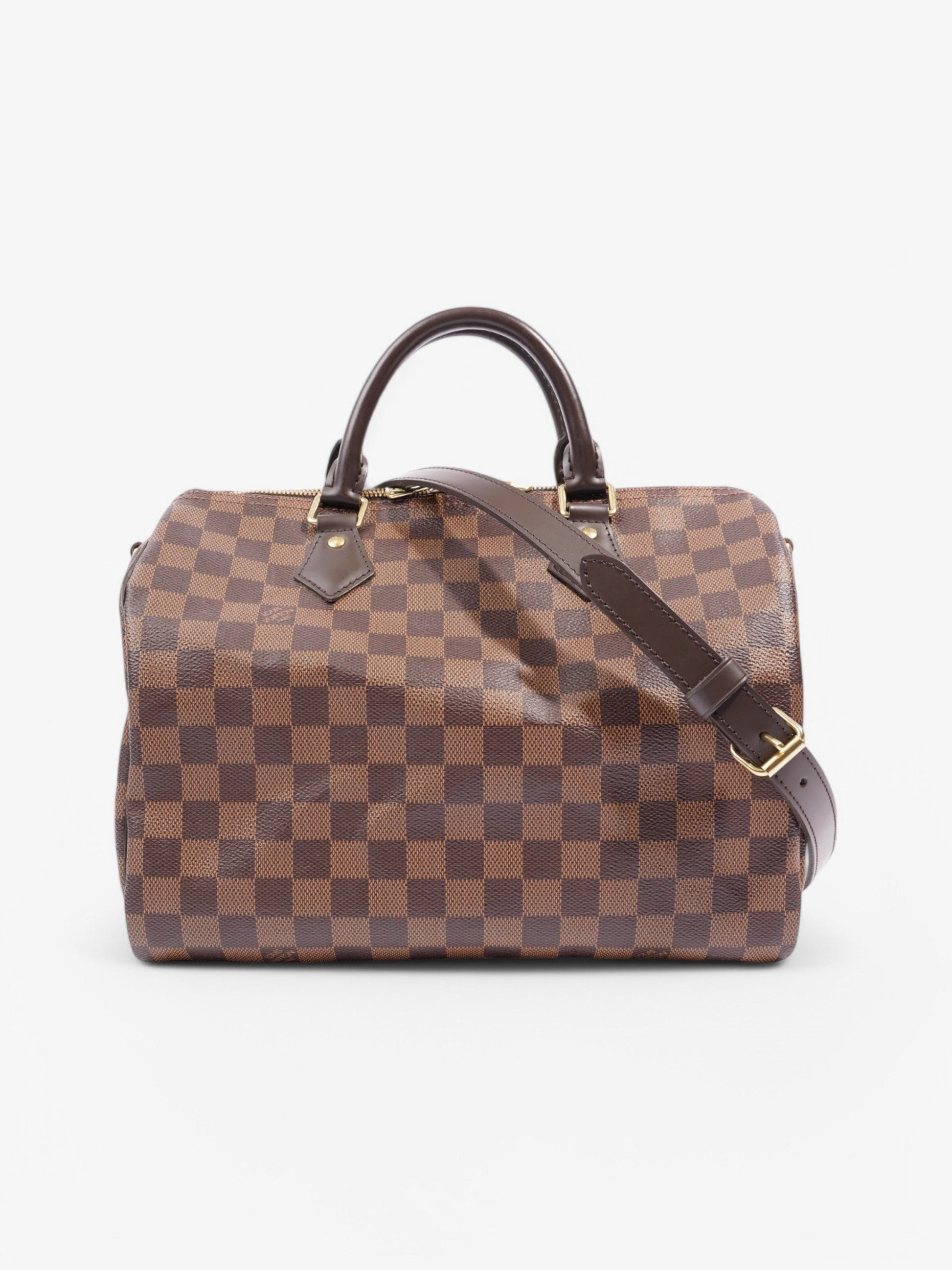 Louis Vuitton Speedy Bandouliere Damier Ebene Coated Canvas 30