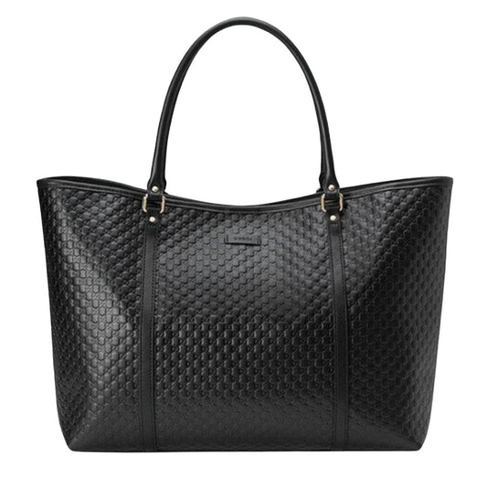 Gucci Guccissima Leather Monogram Tote Style 6
