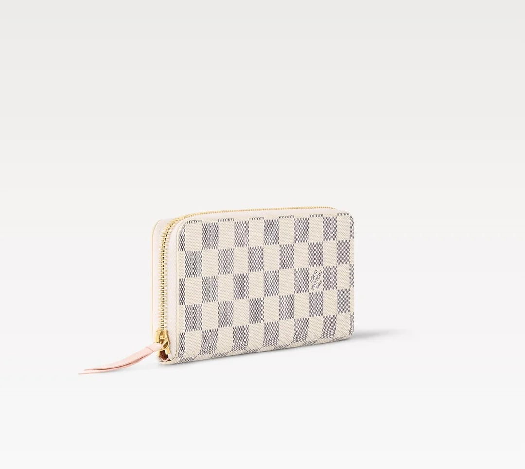 LOUIS VUITTON DAMIER AZUR CLÉMENCE WALLET- ROSE BALLERINE