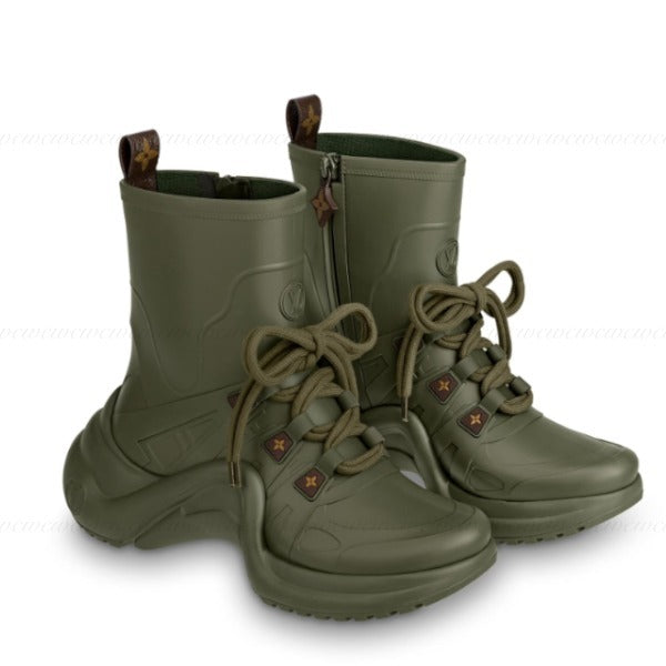 LOUIS VUITTON ARCHLIGHT RUBBER RAIN BOOTS