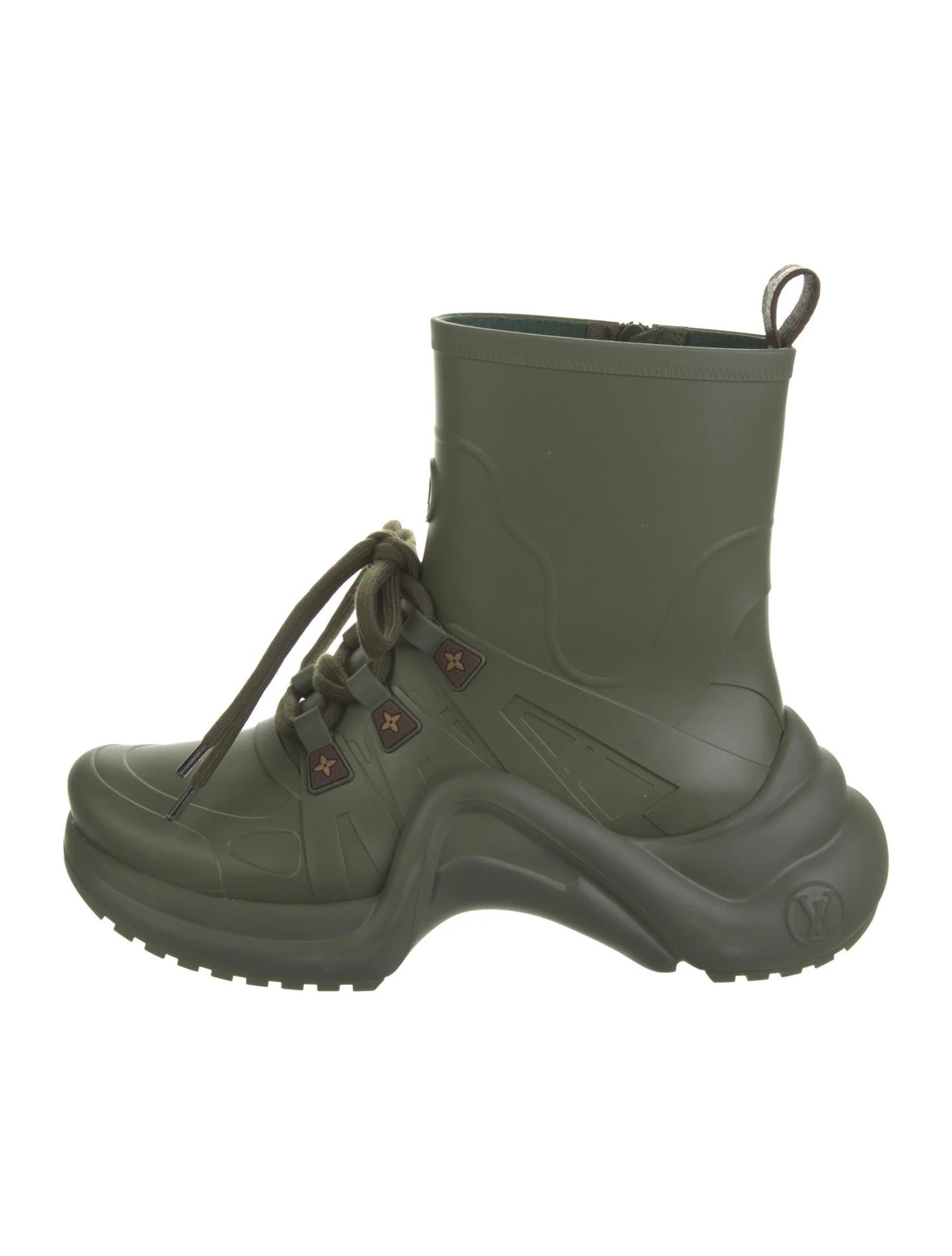 LOUIS VUITTON ARCHLIGHT RUBBER RAIN BOOTS