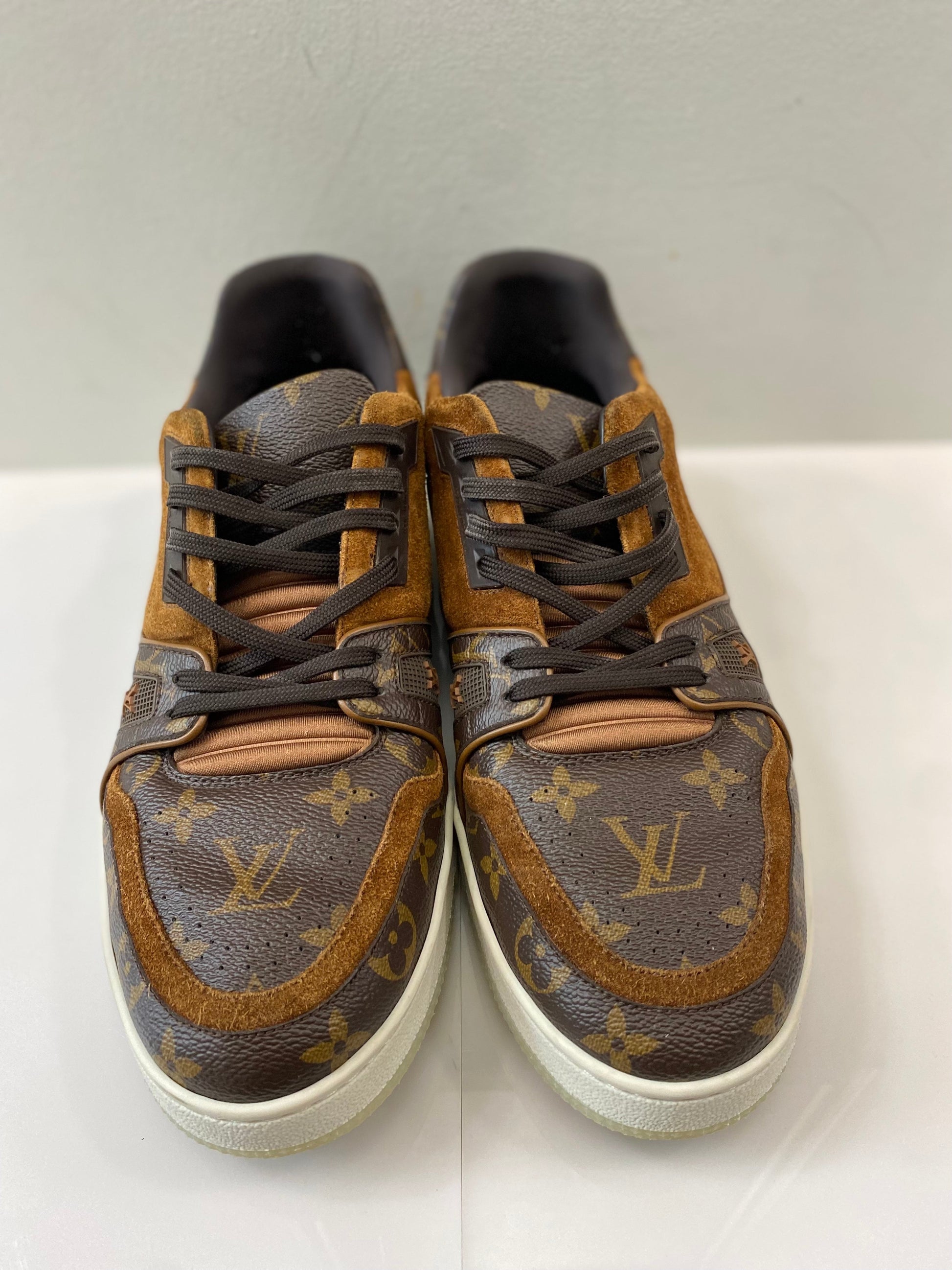 Luxury Women's Handbag | LOUIS VUITTON MONOGRAM SUEDE TRAINERS