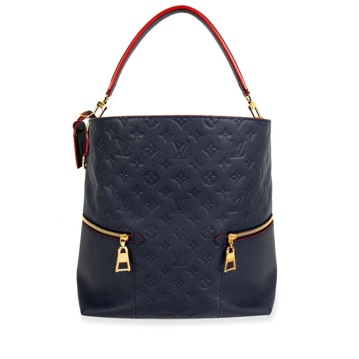 Luxury Women's Handbag | LOUIS VUITTON MONOGRAM EMPREINTE MÉLIE BAG MARINE ROUGE