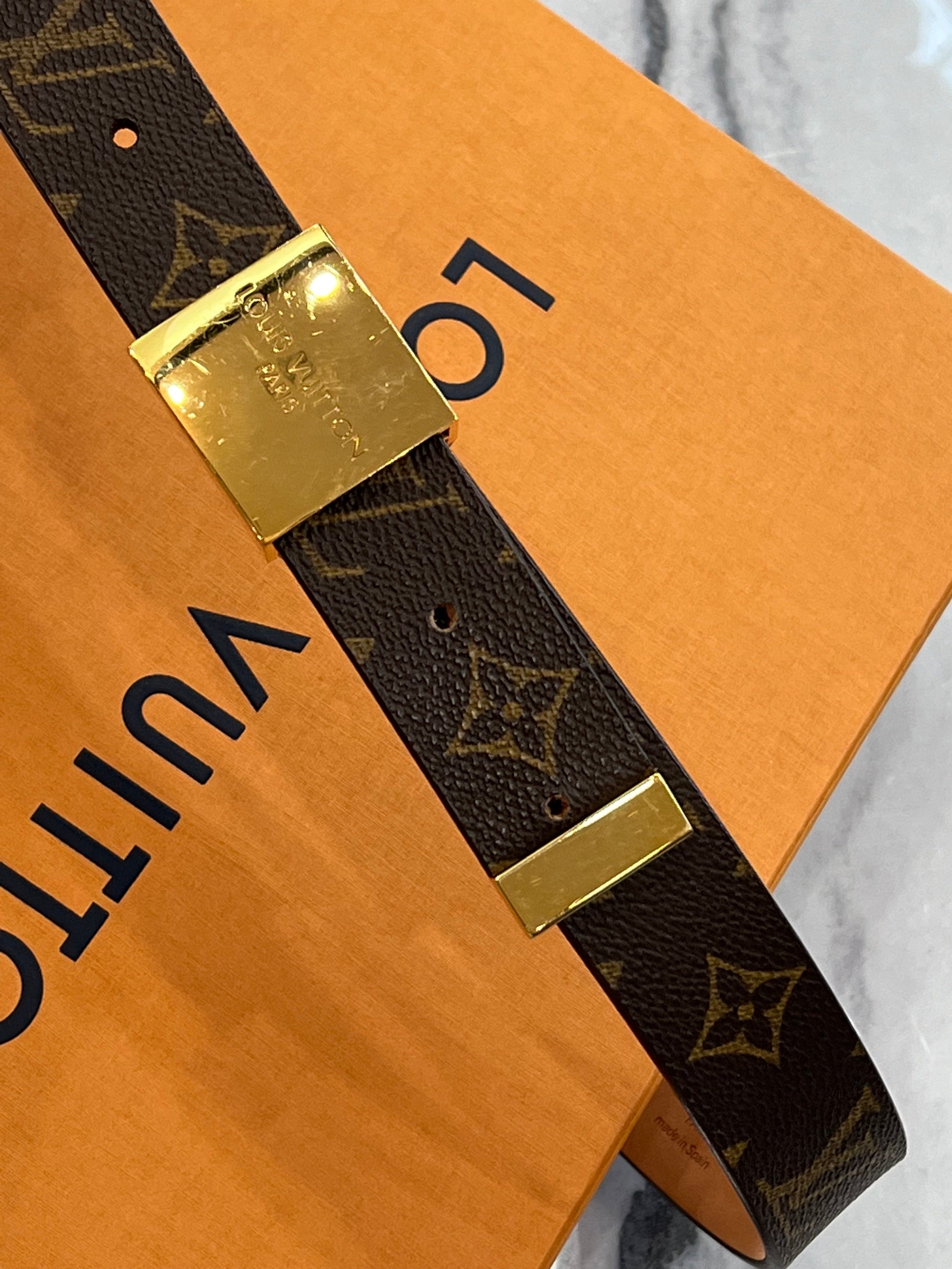 Luxury Women's Handbag | LOUIS VUITTON MONOGRAM CEINTURE CARRE BELT
