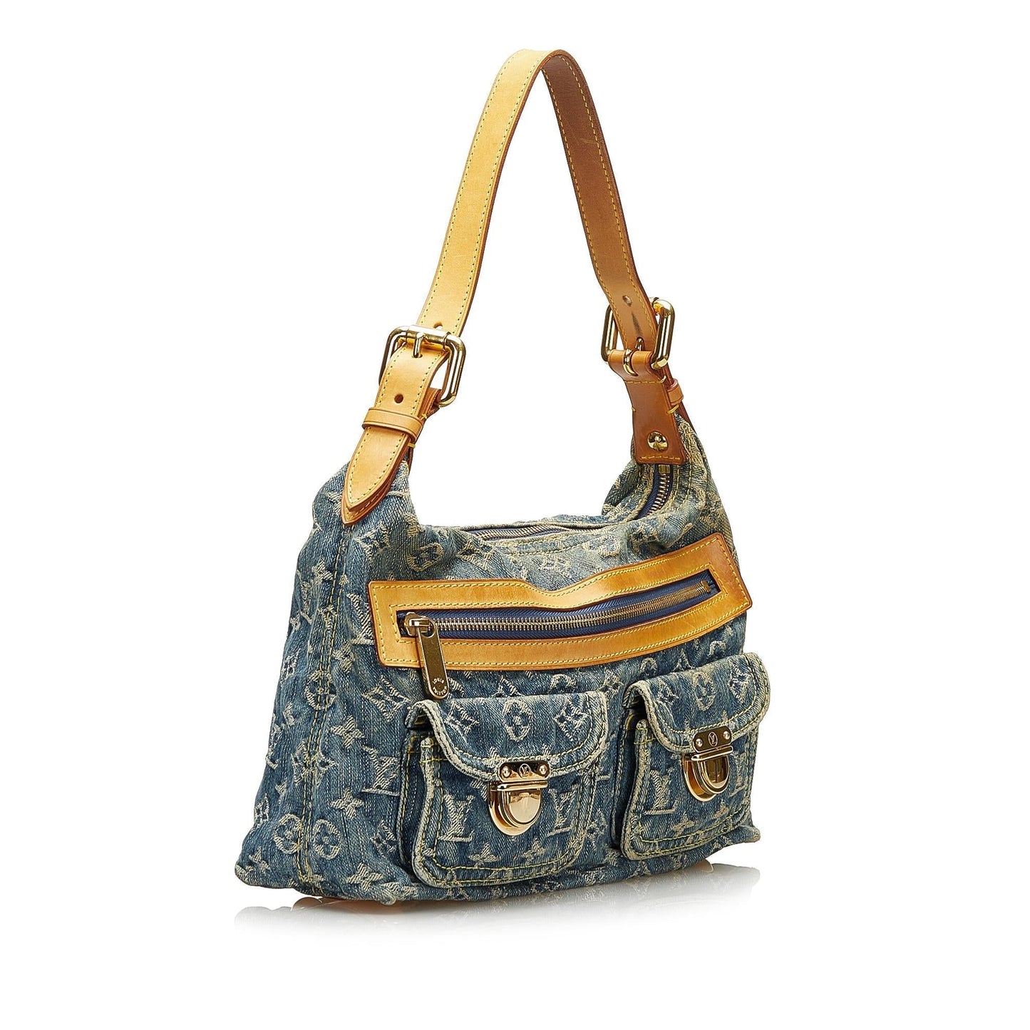 Louis Vuitton Monogram Denim Baggy PM (SHG-35555)