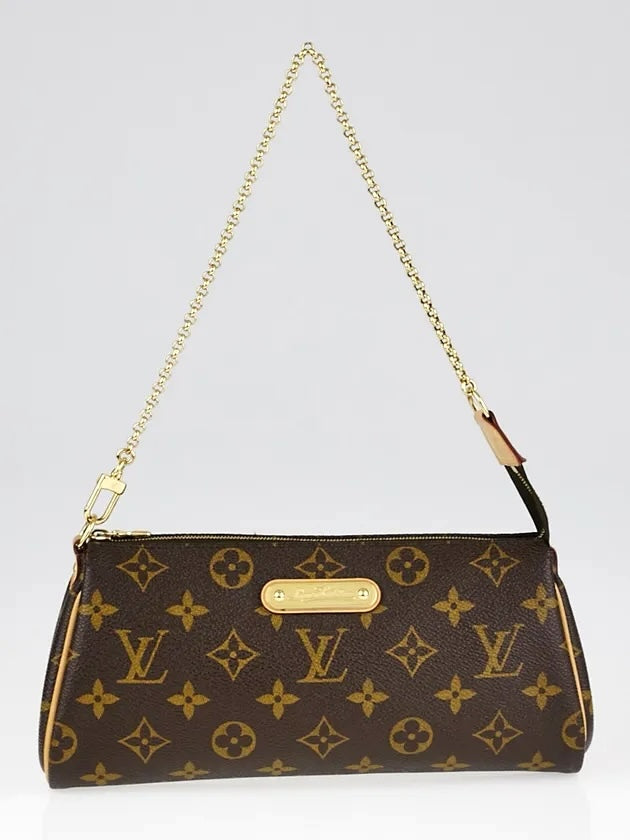 Designer Women's Crossbody Bag | LOUIS VUITTON MONOGRAM EVA POCHETTE CHAIN BAG