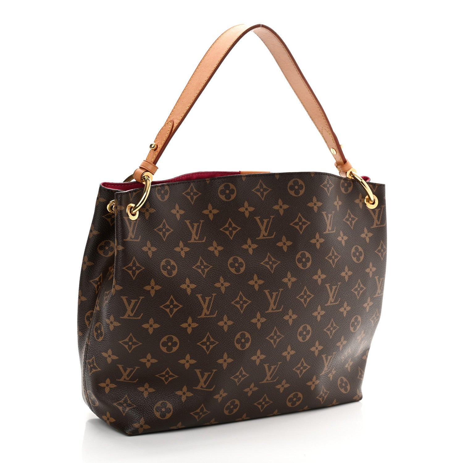 Elegant Women's Shoulder Bag | LOUIS VUITTON MONOGRAM GRACEFUL PM PIVOINE