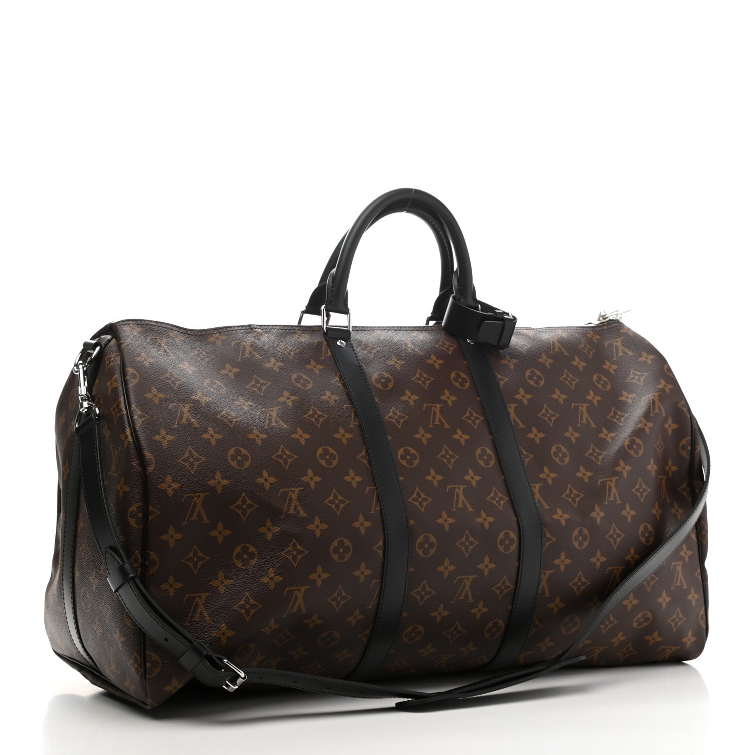 Luxury Women's Handbag | LOUIS VUITTON MONOGRAM MACASSAR KEEPALL BANDOULLIERE 55