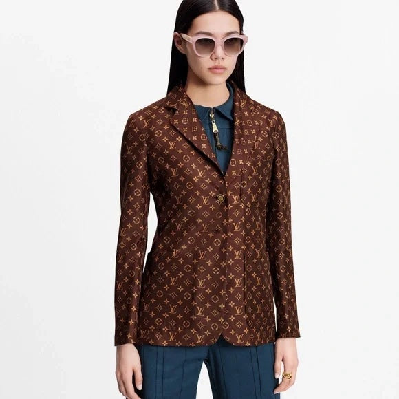 Luxury Women's Handbag | LOUIS VUITTON MONOGRAM SILK TWILL BLAZER