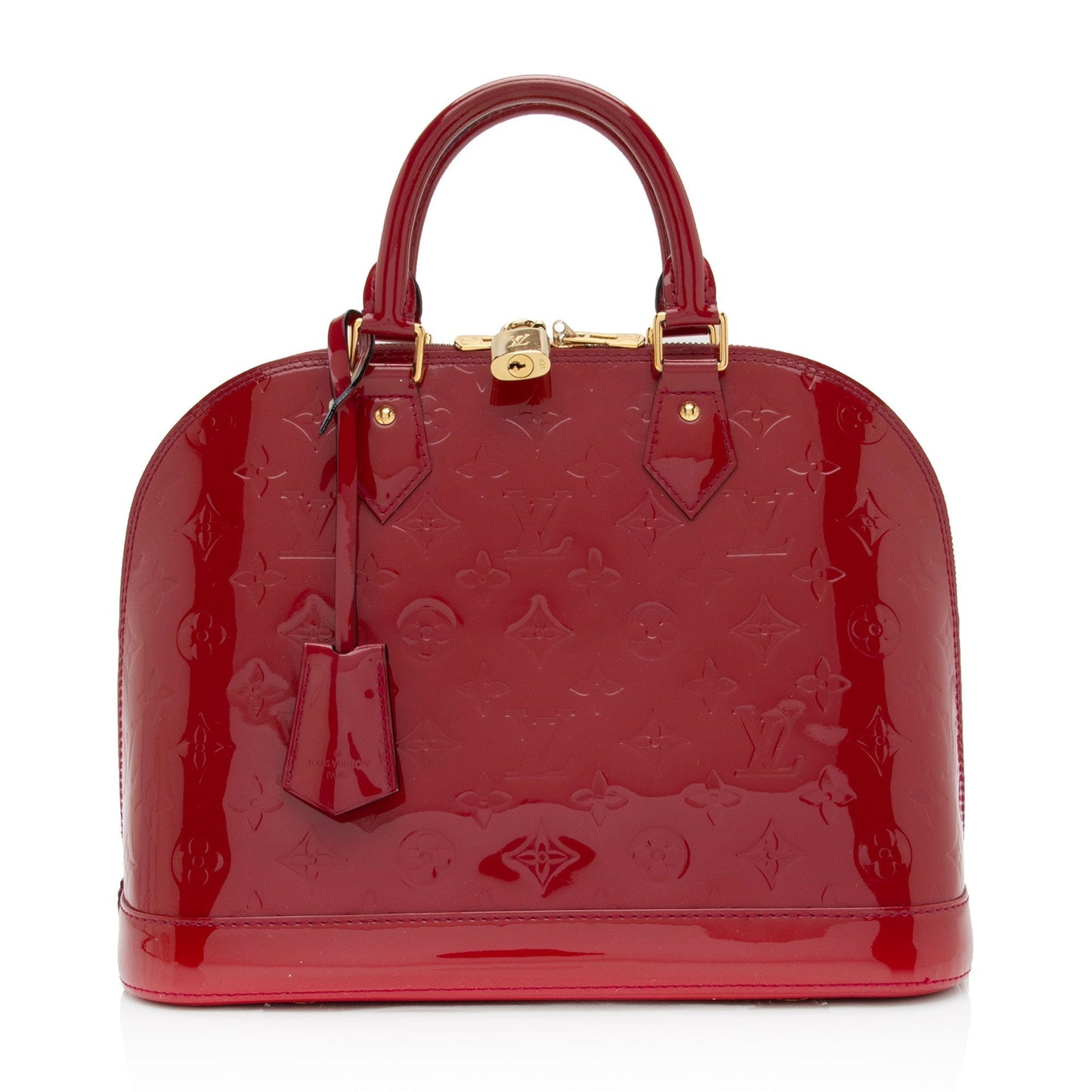 Louis Vuitton Monogram Vernis Alma PM Satchel (SHF-yz8PNO)