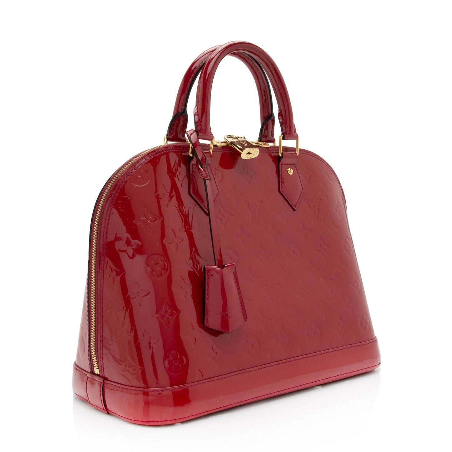 Louis Vuitton Monogram Vernis Alma PM Satchel (SHF-yz8PNO)