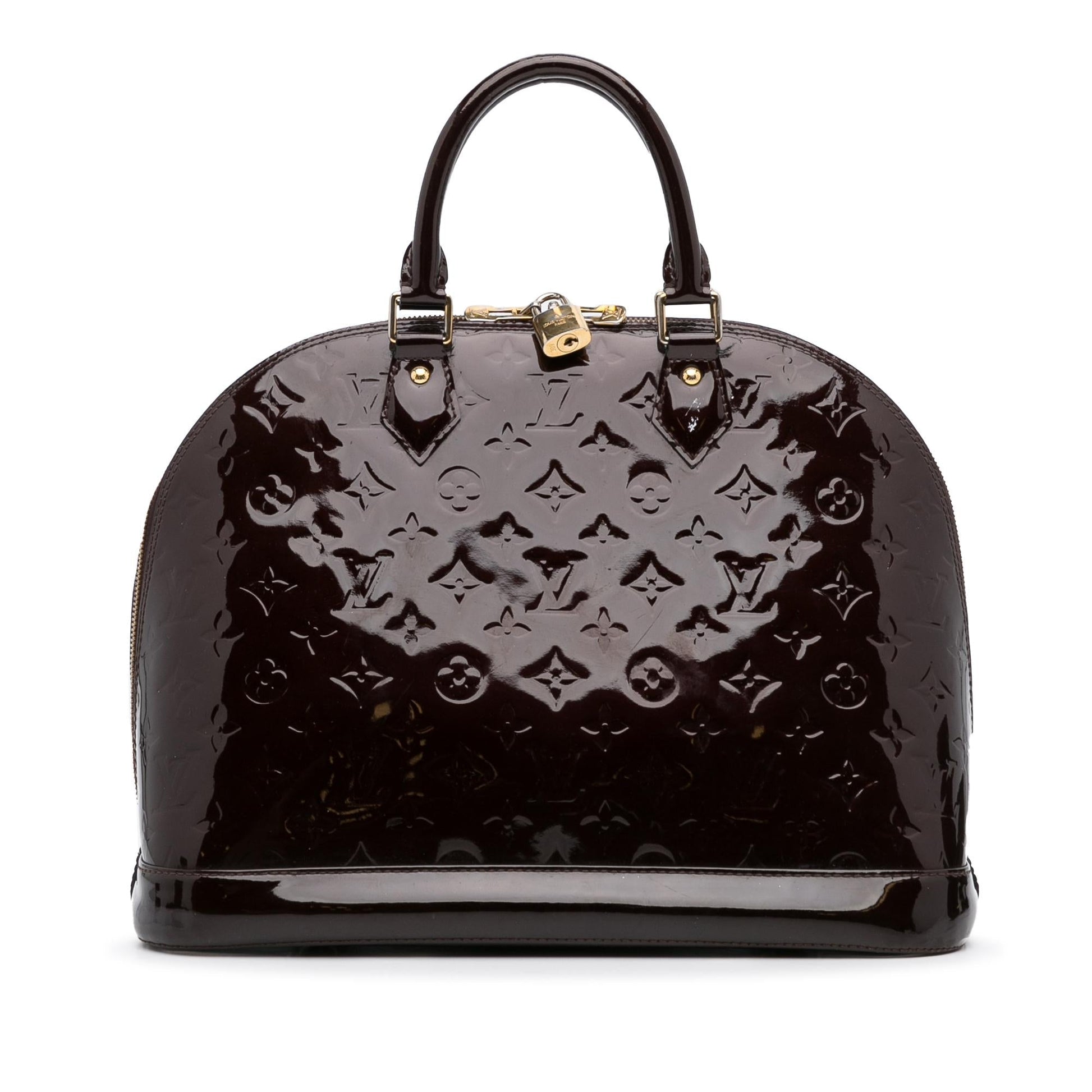 Louis Vuitton Monogram Vernis Alma PM (SHG-1McnUp)
