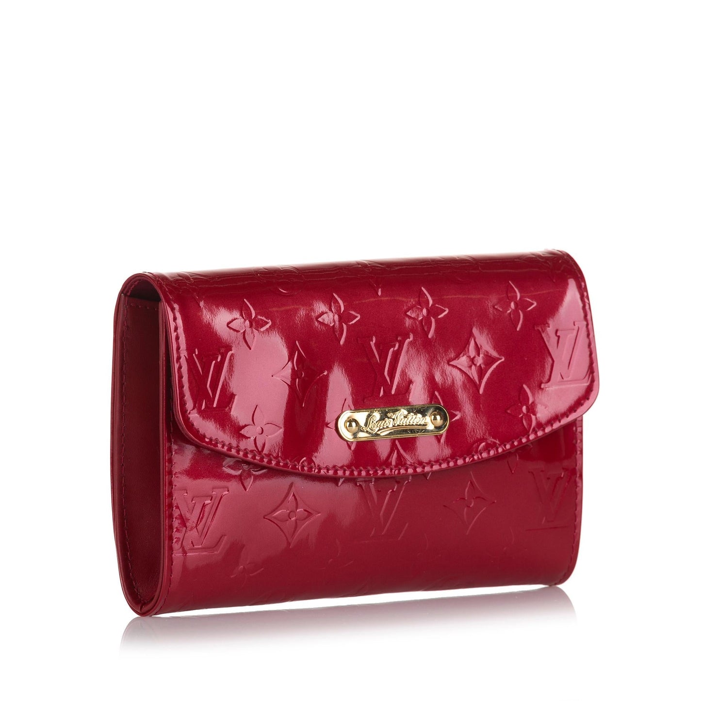Louis Vuitton Monogram Vernis Bel Air Pochette (SHG-36533)