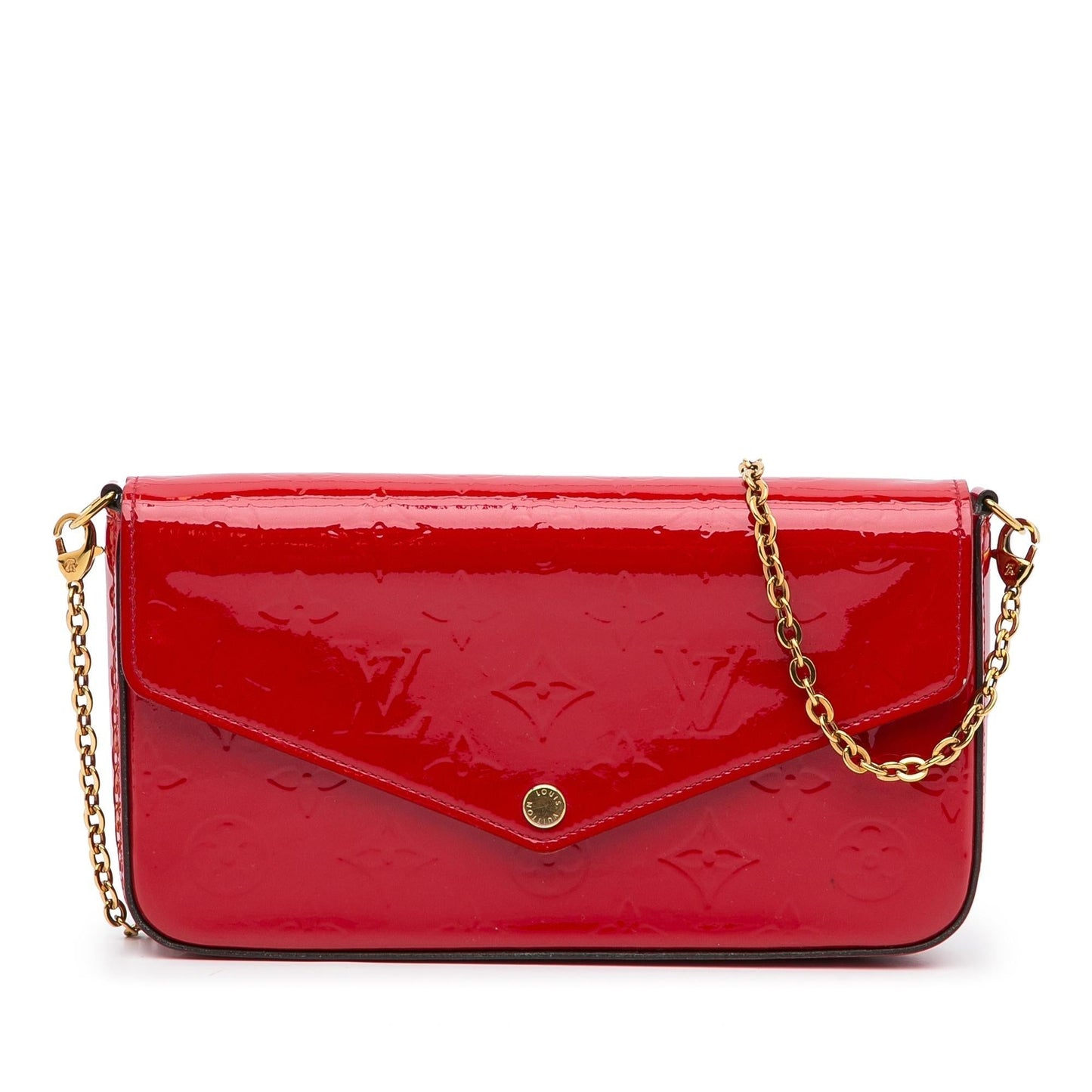 Louis Vuitton Monogram Vernis Pochette Felicie (SHG-YbsGA2)