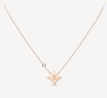 LOUIS VUITTON COLOR BLOSSOM BB STAR PENDANT PINK GOLD PINK MOTHER-OF-PEARL & DIAMOND NECKLACE