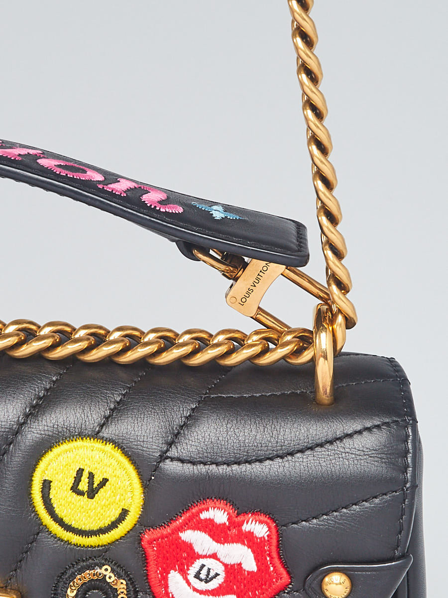 LOUIS VUITTON NEW WAVE QUILTED LEATHER PATCHES LIMITED EDITION MM BAG