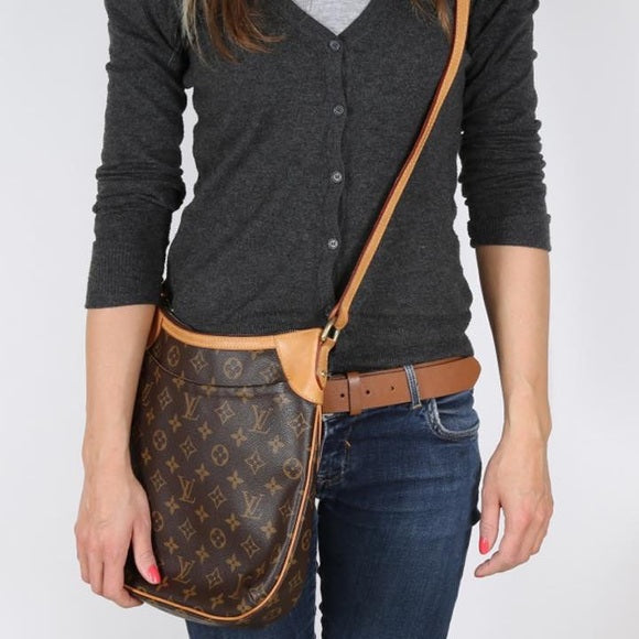 Designer Women's Crossbody Bag | LOUIS VUITTON Monogram Canvas Odeon MM Bag