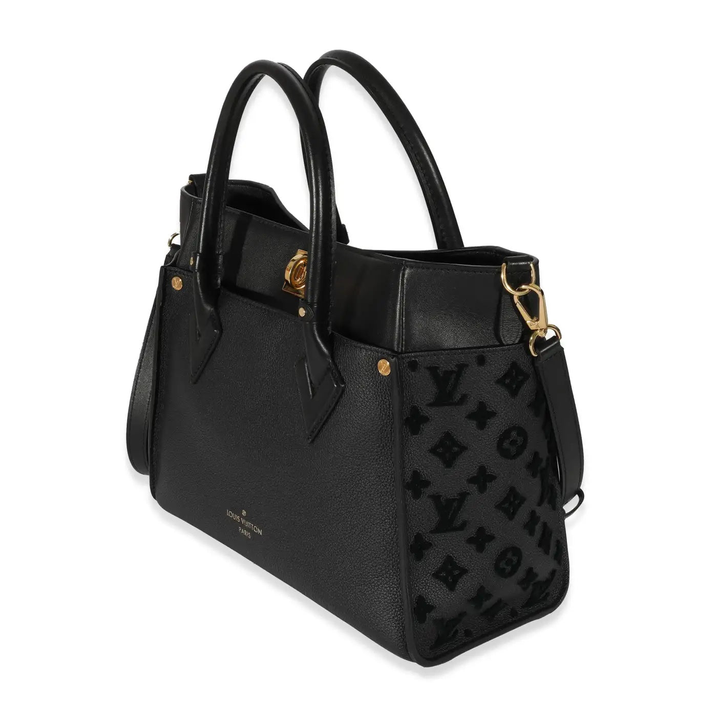 Luxury Women's Tote Bag | LOUIS VUITTON MONOGRAM TUFFETAGE LEATHER ON MY SIDE TOTE BAG