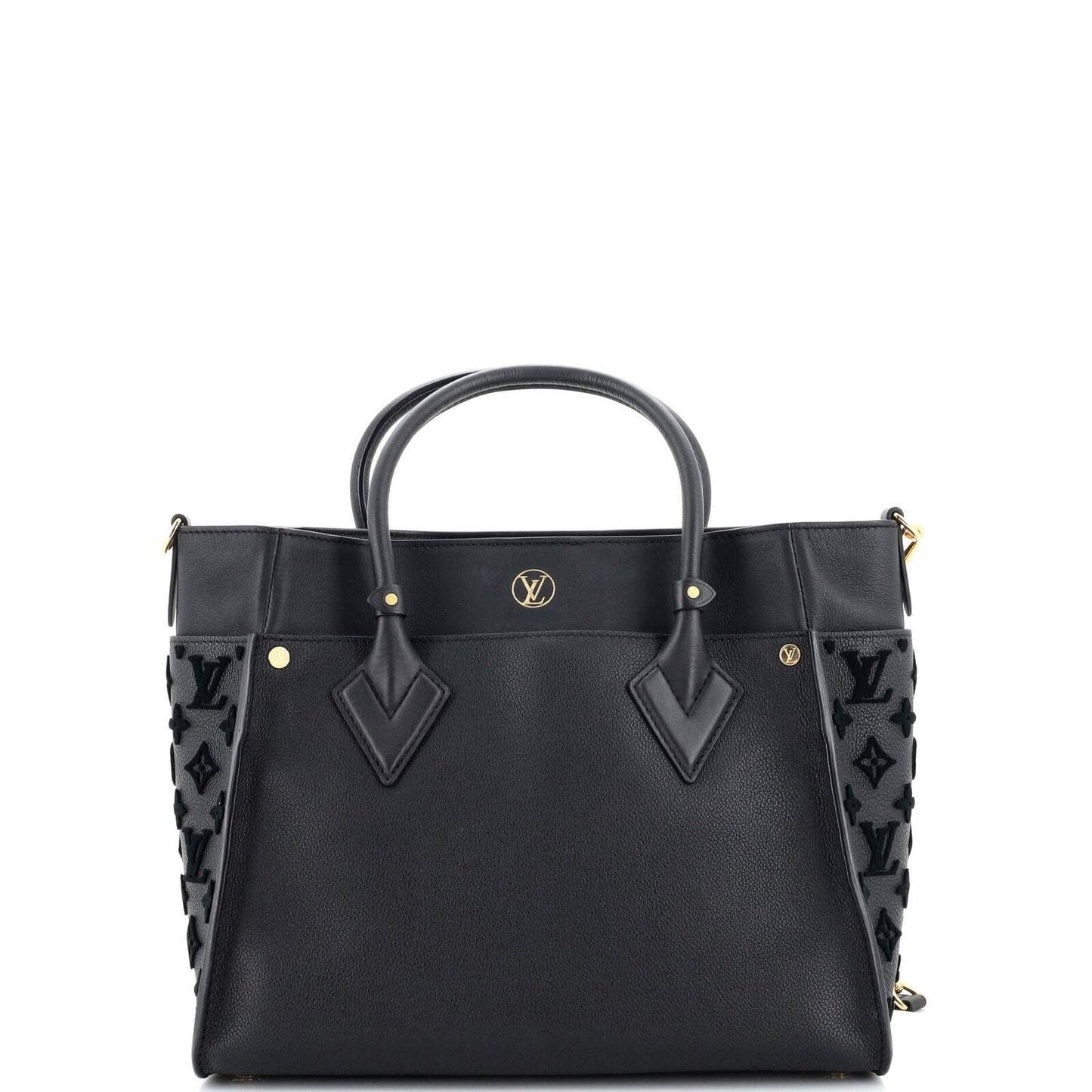 Luxury Women's Tote Bag | LOUIS VUITTON MONOGRAM TUFFETAGE LEATHER ON MY SIDE TOTE BAG