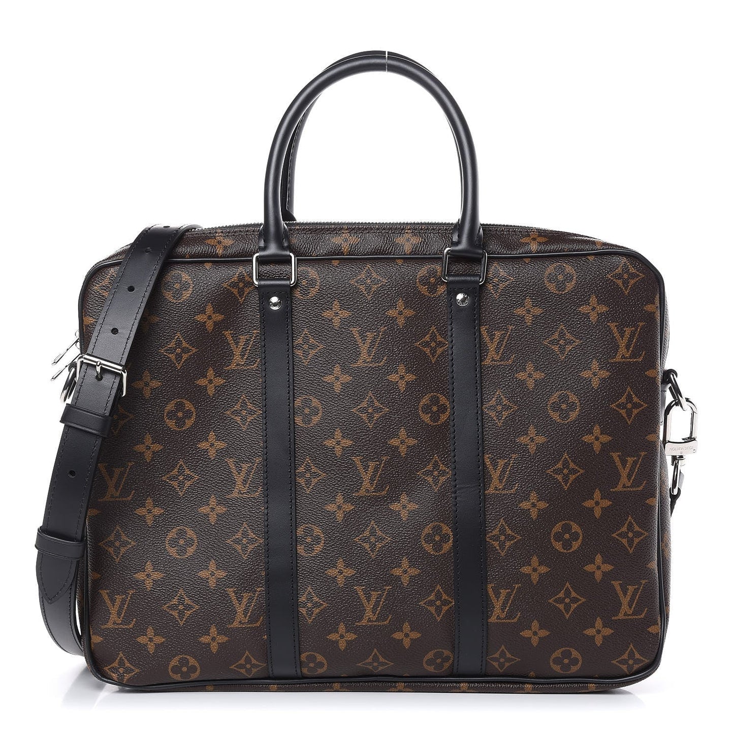 Louis Vuitton Monogram Macassar Porte-Documents Voyage PM