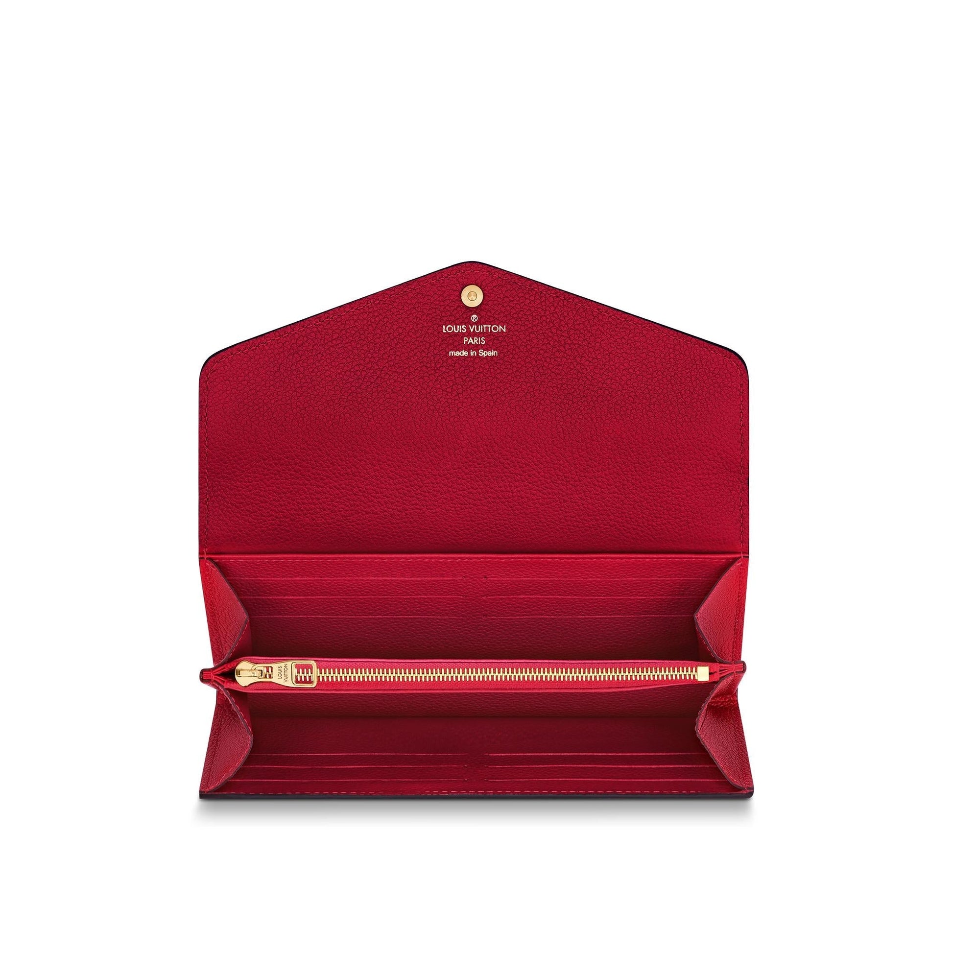 Louis Vuitton Empreinte Monogram Sarah NM Wallet-Cherry