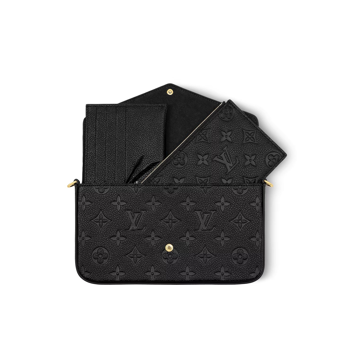 Luxury Women's Handbag | LOUIS VUITTON MONOGRAM EMPREINTE LEATHER FÉLICIE CHAIN BAG