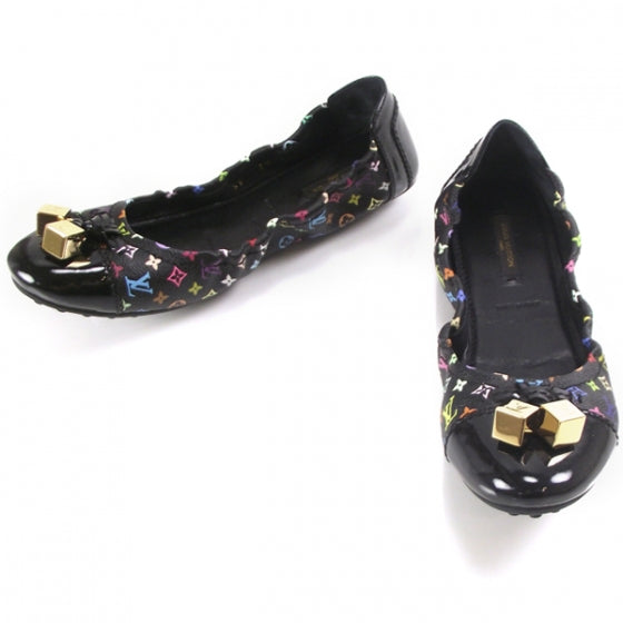 Luxury Women's Handbag | LOUIS VUITTON MULTICOLOR MONOGRAM DICE SCRUNCH BALLET FLATS