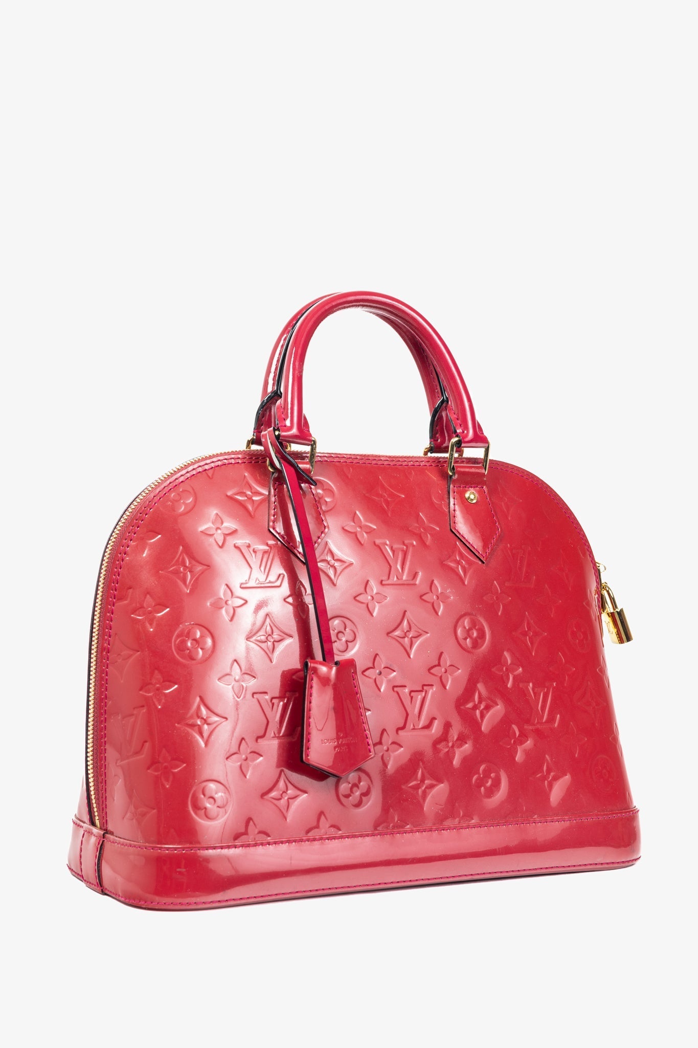Louis Vuitton Alma PM Indian Rose Monogram Vernis Tote