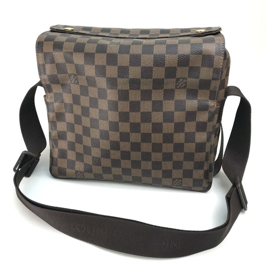 LOUIS VUITTON Shoulder Bag Damier canvas Brown bag messenger bag Damier Naviglio mens(Unisex)