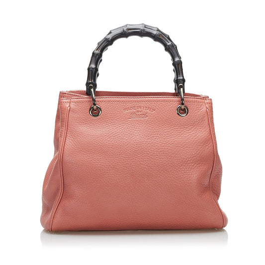 Gucci Leather Top Handle Tote