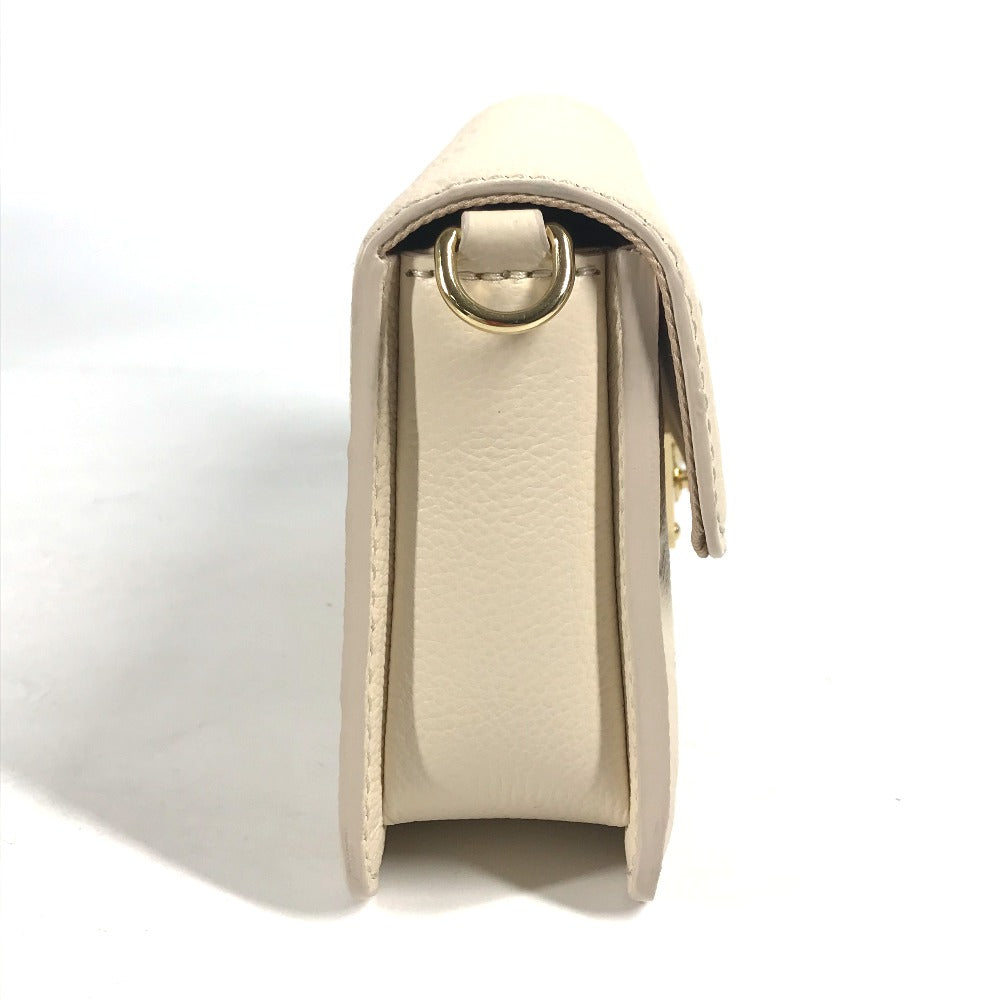 LOUIS VUITTON Shoulder Bag Monogram Ann Platt Leather beige Monogram Ann Platt Wallet on Chain Metis Women