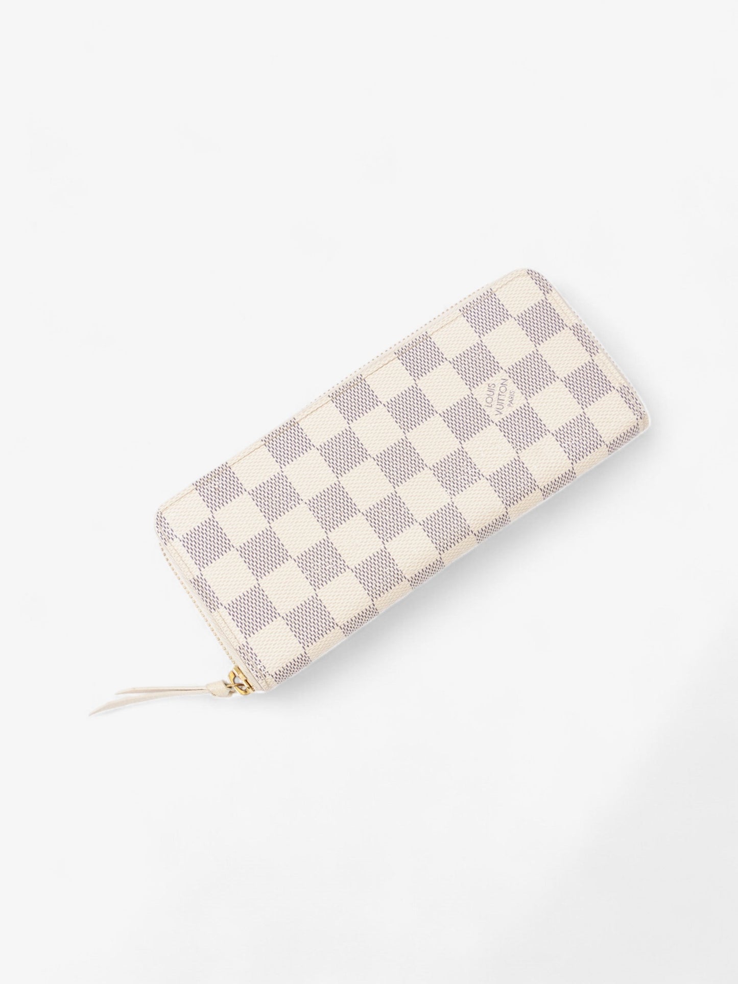Louis Vuitton Clemence Damier Azur / Gold Coated Canvas
