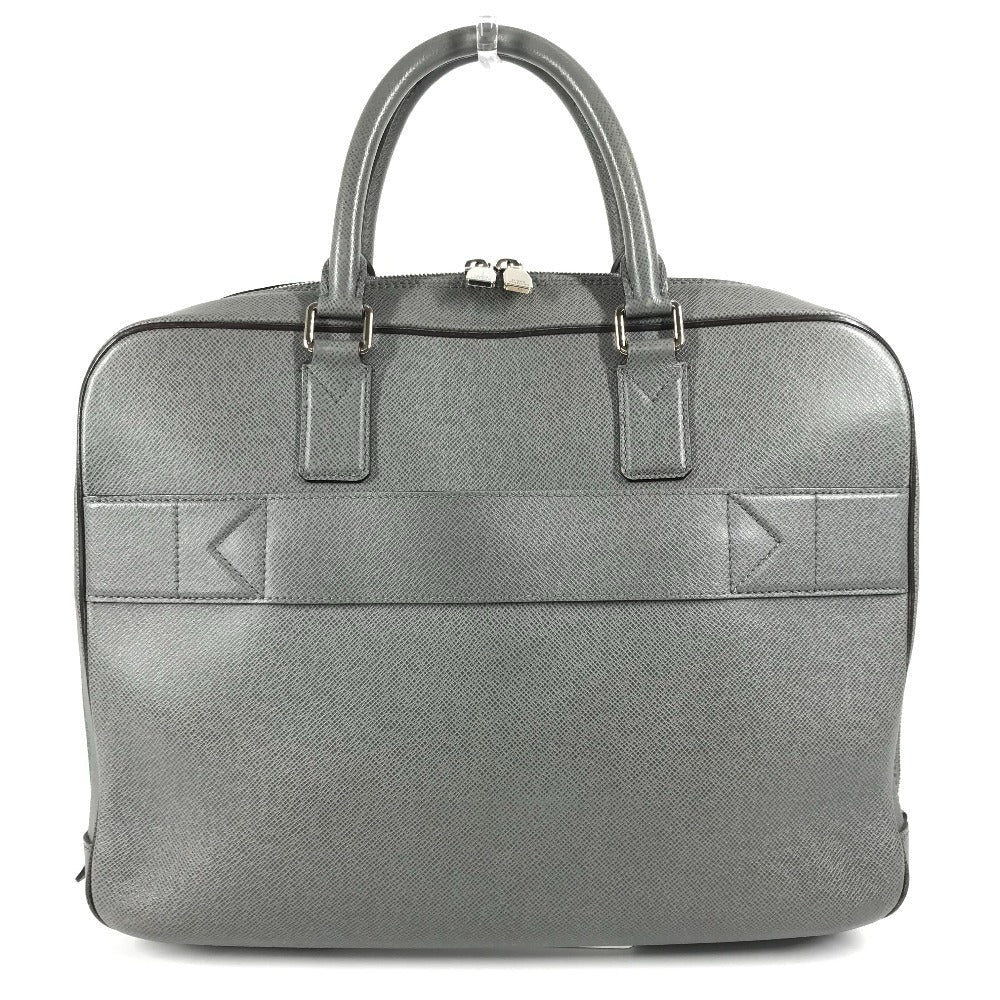 LOUIS VUITTON Business bag Taiga Leather gray Taiga Neo Igor mens