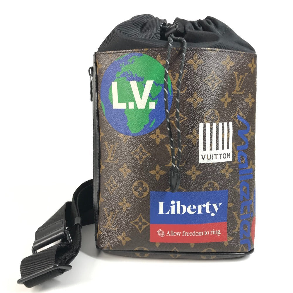 LOUIS VUITTON Shoulder Bag Monogram canvas Brown Monogram Chalk sling bag