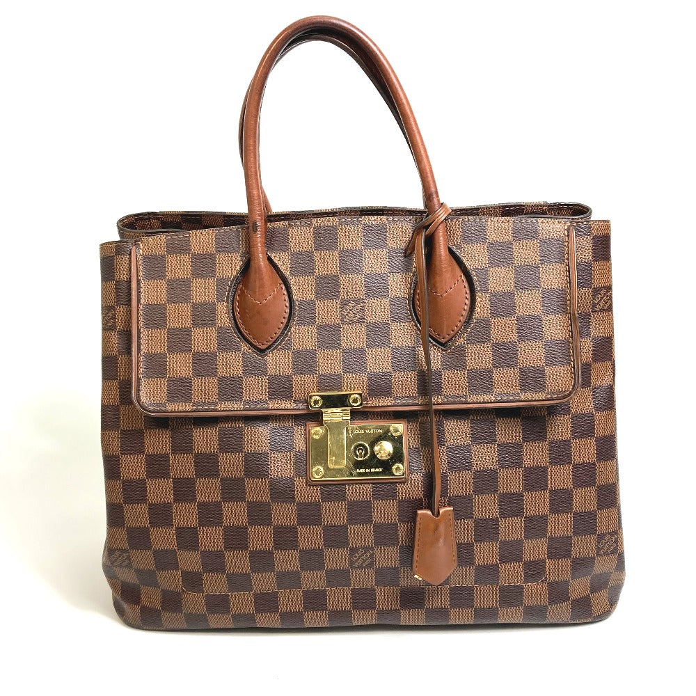 LOUIS VUITTON Handbag Damier canvas Brown Damier Ascot Women