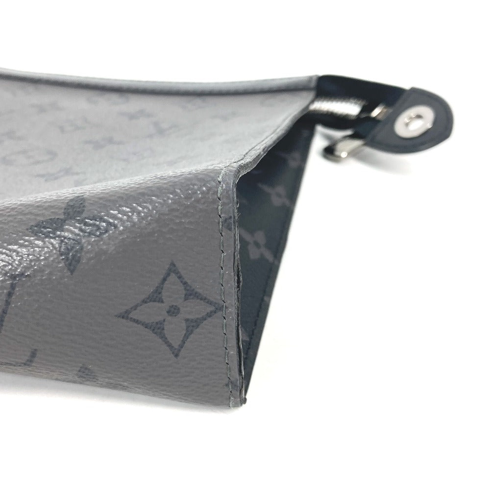 Designer Women's Crossbody Bag | LOUIS VUITTON Clutch bag Monogram Eclipse Canvas gray Monogram Eclipse Reverse Pochette Voyage mens
