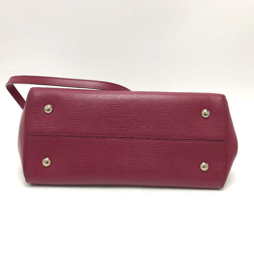 LOUIS VUITTON Handbag Epi Leather SilverMetal Marley MM Women
