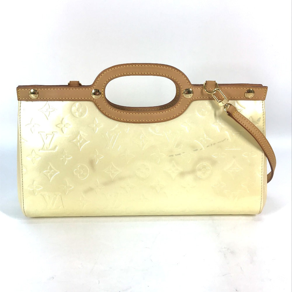 LOUIS VUITTON Shoulder Bag Monogram Vernis Canvas white Monogram Vernis Roxbury Drive Women