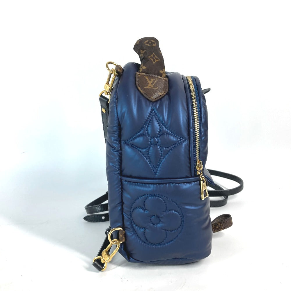 Luxury Women's Backpack | LOUIS VUITTON Backpack Nylon, Monogram Canvas Navy monogram palm springs Backpack MINI