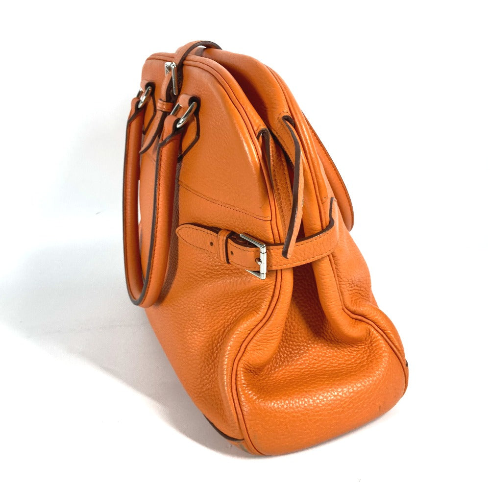 HERMES Handbag Taurillon Clemence Orange Atlas 35