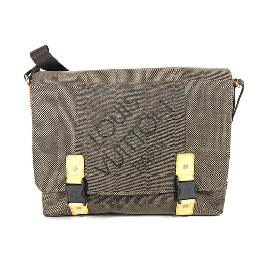 LOUIS VUITTON Shoulder Bag Damier Jean Canvas khaki Damier Jean Roux mens